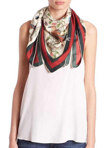 foulard gucci love|Gucci foulard silk scarf.